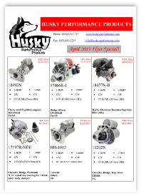 HUSKY,HA-12180-50B,55Amp,93mm Stator OD,One Wire,12196N-SE80,14935N-H100,Hair Pin Stator